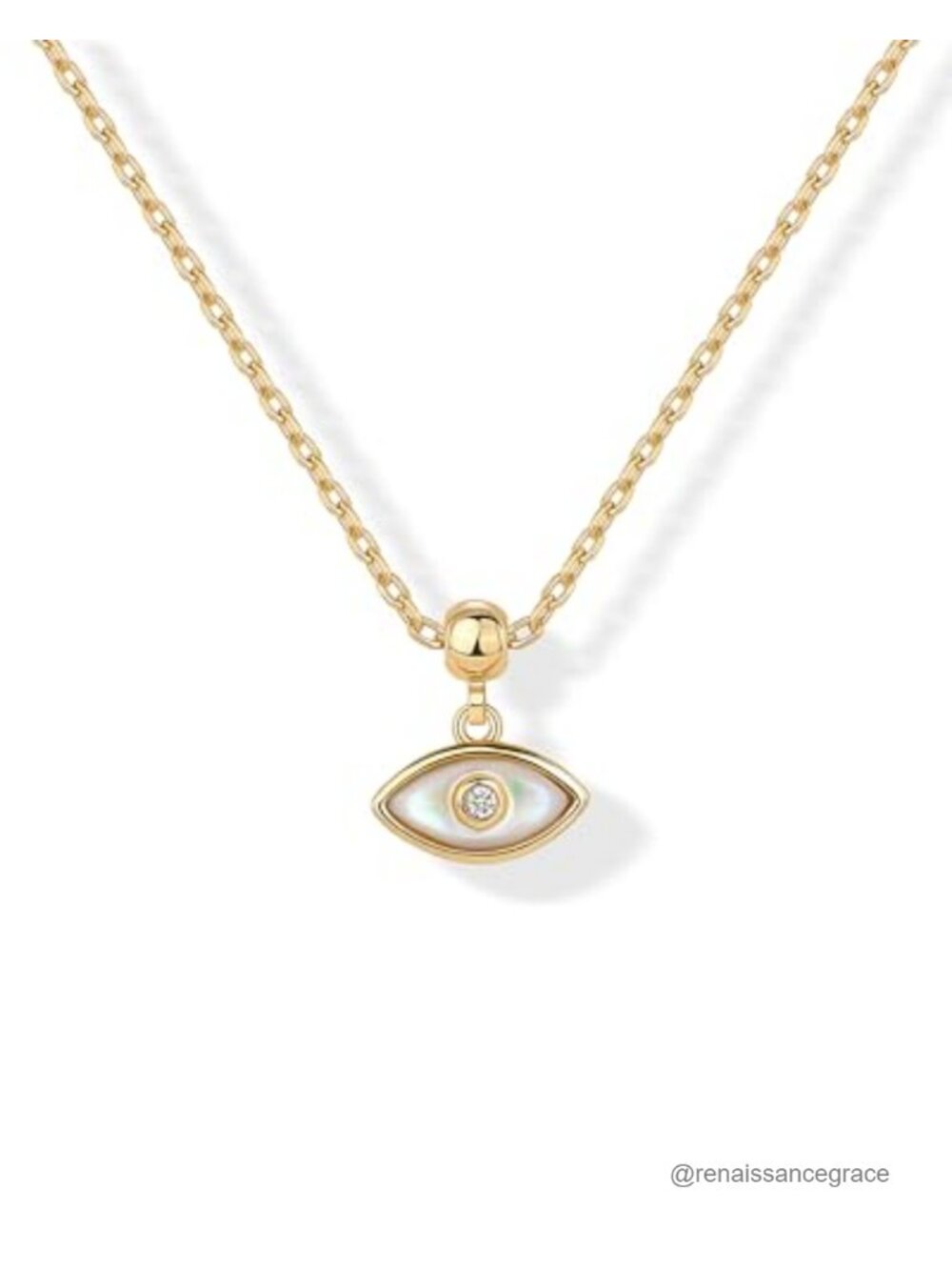 14K Gold Plated Dainty Motif Necklace with Removable Charms for Women